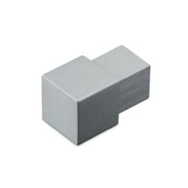 Quadratecke aus Aluminium silber matt eloxiert Quadratecke aus Aluminium silber matt eloxiert – Bild 2