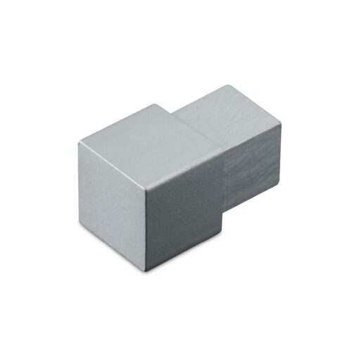 Quadratecke aus Aluminium silber matt eloxiert fliesenschiene fliesenprofile quadratprofil innenecke aussenecke aluminium silber ruf scaled