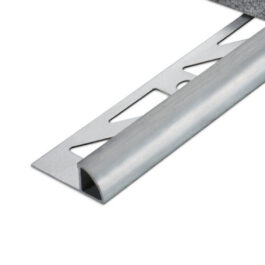 Rundprofil / Viertelkreisprofil aus Aluminium natur Höhen von 6 bis 12,5 mm (Abverkauf) – Bild 2