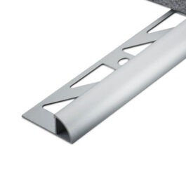 Rundprofil / Viertelkreisprofil aus Aluminium silber matt eloxiert – Bild 2