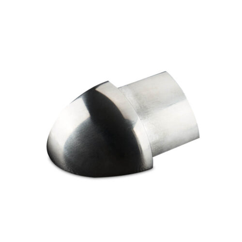 Innenecke, Außenecke für Rundprofil / Viertelkreisprofil aus Edelstahl V2A in glänzend, gebürstet, hochglanzpoliert fliesenschiene rundprofil viertelkreisprofil edelstahl aussenecke poliert hochglanzpoliert v2a ruf scaled