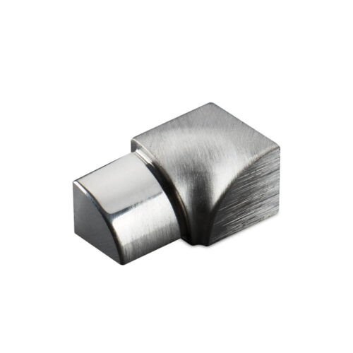 Innenecke, Außenecke für Rundprofil / Viertelkreisprofil aus Edelstahl V2A in glänzend, gebürstet, hochglanzpoliert fliesenschiene rundprofil viertelkreisprofil edelstahl innenecke gebuerstet feinschliff v2a ruf scaled