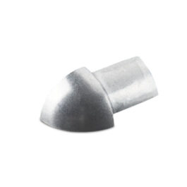 Außenecke & Innenecke für Rundprofil / Viertelkreisprofil Aluminium natur (Abverkauf) – Bild 2