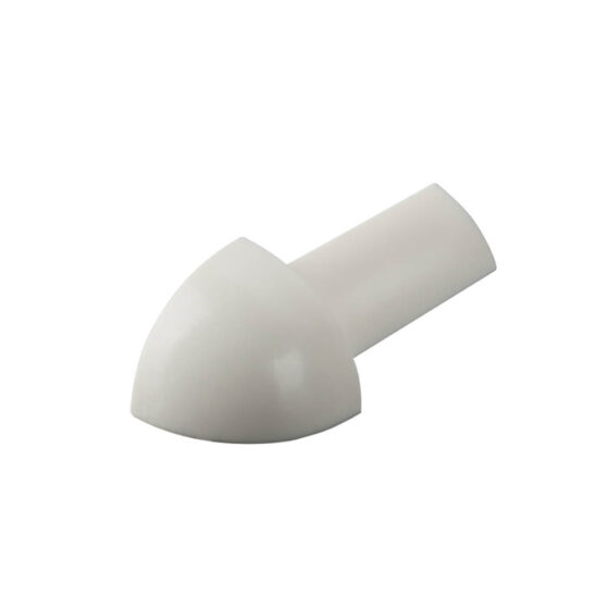 fliesenschiene viertelkreisprofil pvc kunststoff aussenecke eckstueck jasmin pergamon ruf