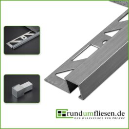 Quadratprofil Aluminium natur Höhen von 4,5 bis 12,5 mm (Abverkauf)