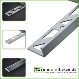 Winkelprofil / L-Profil aus Aluminium natur & silber matt eloxiert