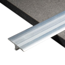 T-Profil Übergangsprofil in 2 Breiten aus Aluminium natur (Abverkauf) – Bild 3