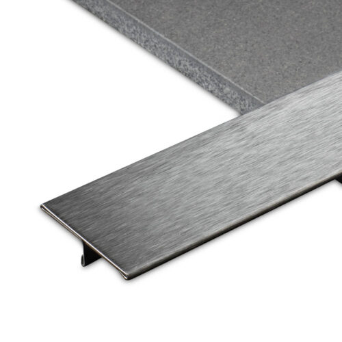 T-Profil aus Edelstahl für saubere Übergänge t profil fliesen uebergangsprofil edelstahl gebuerstet feinschliff 40mm ruf scaled
