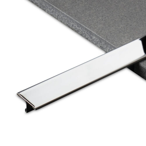 T-Profil aus Edelstahl für saubere Übergänge t profil fliesen uebergangsprofil edelstahl glaenzend natur 20mm ruf scaled