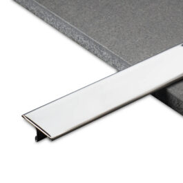 Übergangsprofil T-Profil aus hochwertigem Edelstahl V2A glänzend, gebürstet & hochglanzpoliert – Bild 4