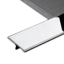 Übergangsprofil T-Profil aus hochwertigem Edelstahl V2A glänzend, gebürstet & hochglanzpoliert – Bild 5