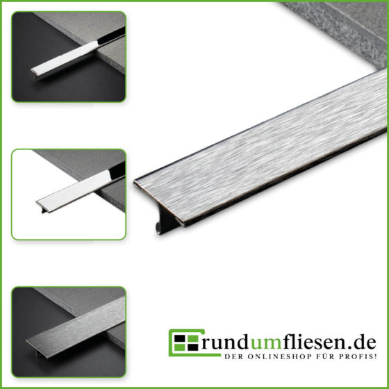 T-Profile aus Edelstahl in verschiedenen Längen, Breiten und Oberflächen T-Profile aus Edelstahl in verschiedenen Längen, Breiten und Ob