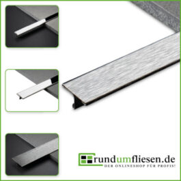 T-Profil aus Edelstahl für saubere Übergänge T-Profile aus Edelstahl in verschiedenen Längen, Breiten und Ob