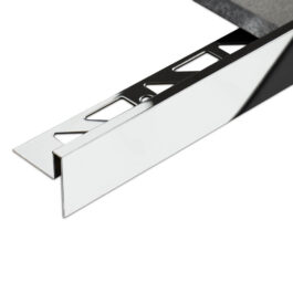 Treppenkantenprofil rechteckig B 5 x 25 mm für Fliesen aus aus hochwertigem Edelstahl V2A – Bild 2